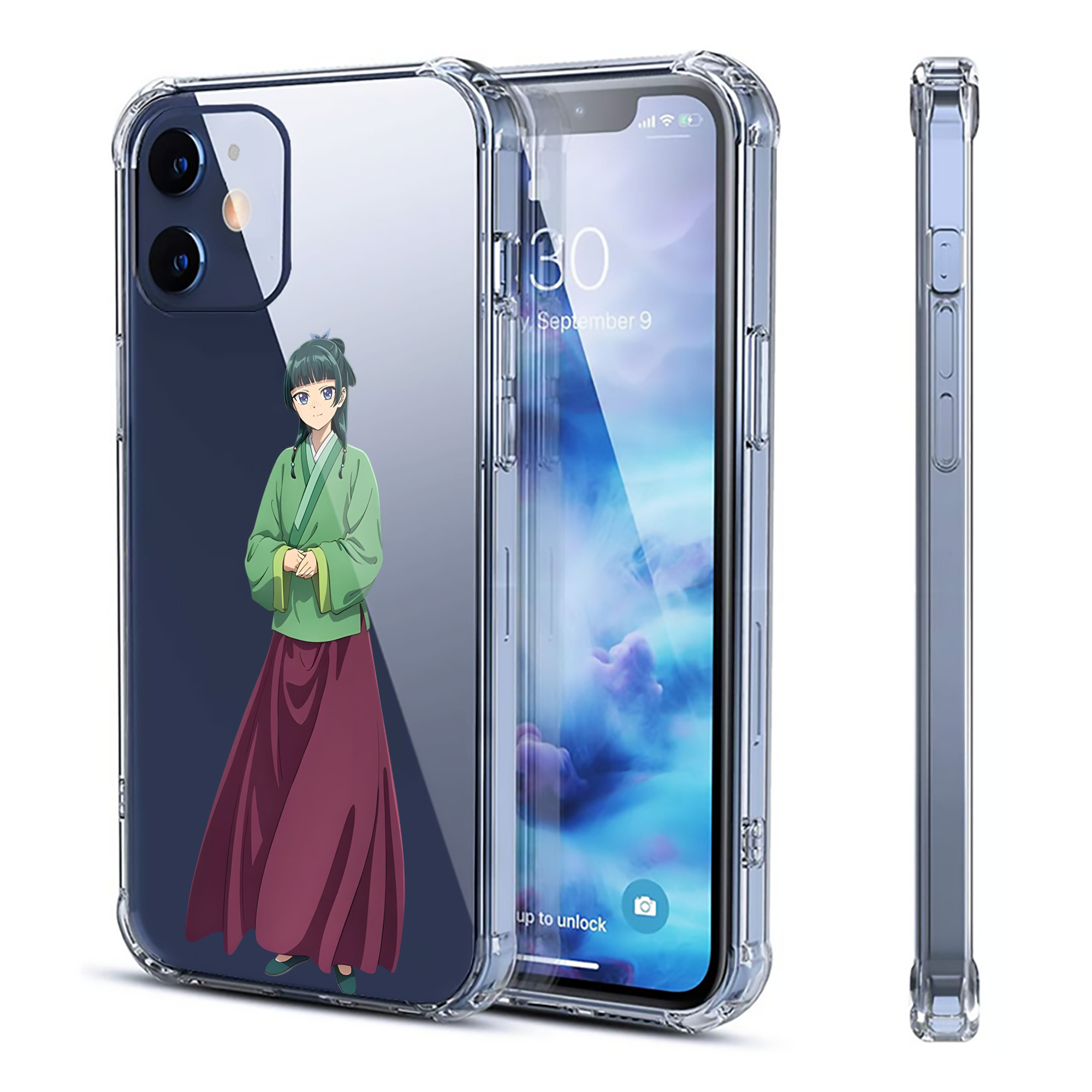 （画像用） 薬屋のひとりごと The Apothecary Diaries 【iPhone 12シリーズ対応】透明スマホケース（クリアソフトケース）